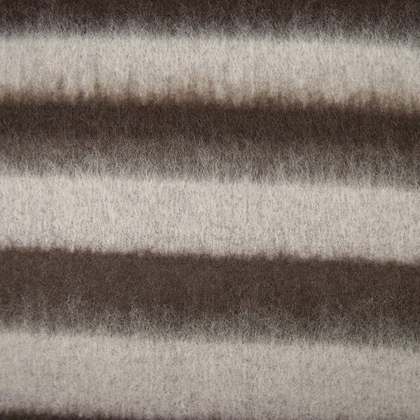 FA-1121 - Ριγέ Mohair Παλτό 