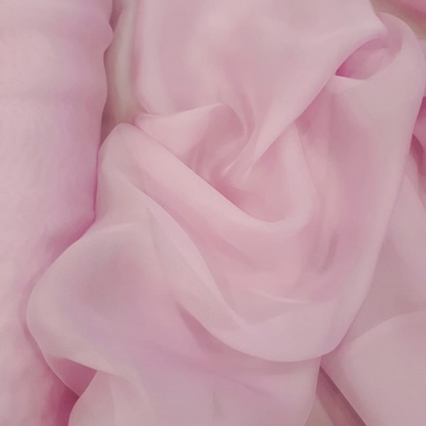 PL-2055 - Μουσελίνα Chiffon Γαλλίας Ροζ