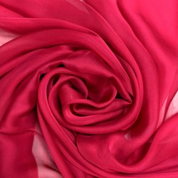 PL-2075 - Μουσελίνα Chiffon Γαλλίας Μπορντώ