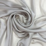 PL-2078 - Μουσελίνα Chiffon Γαλλίας Γκρι - Μπλε