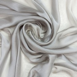 PL-2078 - Μουσελίνα Chiffon Γαλλίας Γκρι - Μπλε