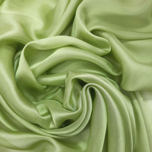 PL-2082 - Μουσελίνα Chiffon Γαλλίας Λαδί 