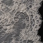 BRD-1204 - Δαντέλα Κεντημένη Παγιέτα και Πέρλα